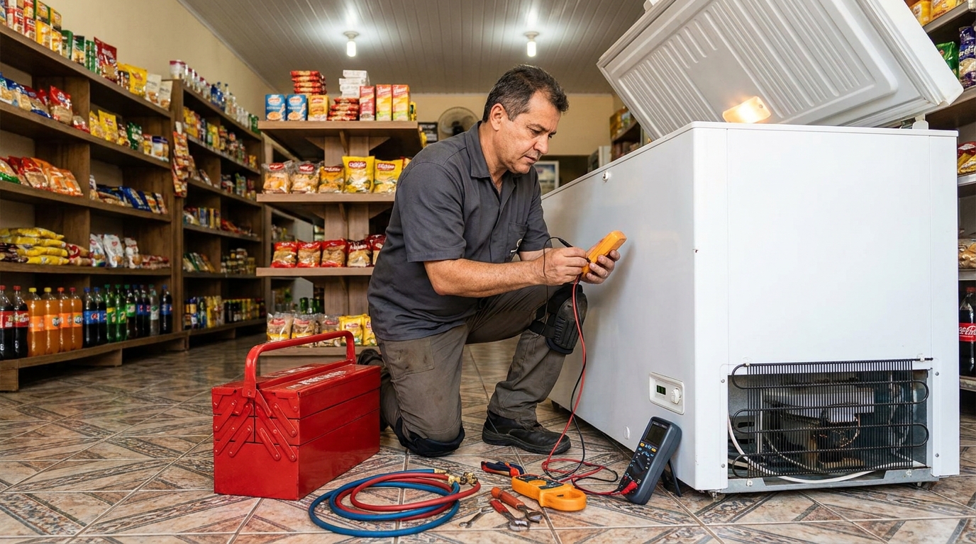Ajuste de Temperatura do Freezer em Curitiba‑PR
